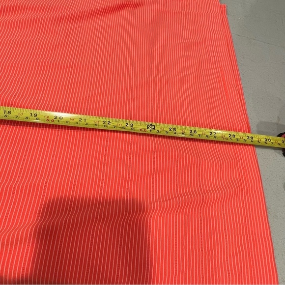 PGA Tour Men's Shirt Short Sleeve Golf Orange Striped Airflux Size XL - Picture 5 of 9